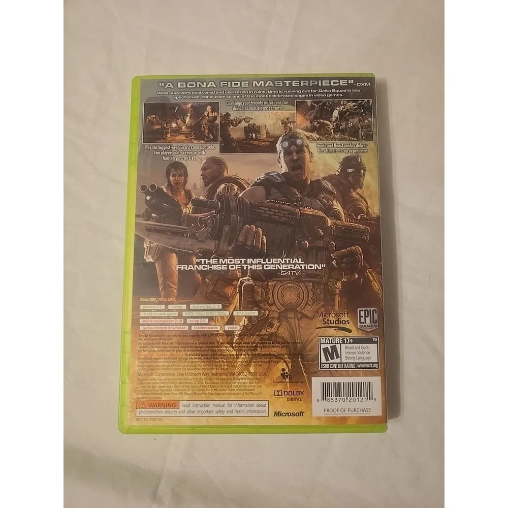 Gears‎ of War 3 (Xbox 360, 2011)